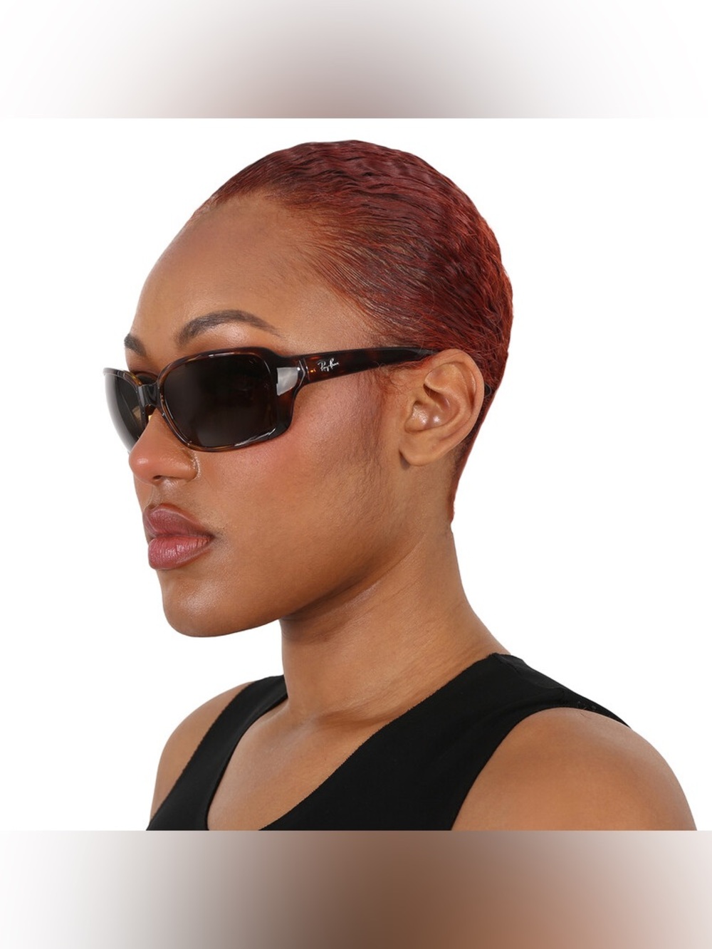 Ray-Ban RB 1568 Polarized Brown Classic Rectangular Ladies Sunglasses
(Sep 026)